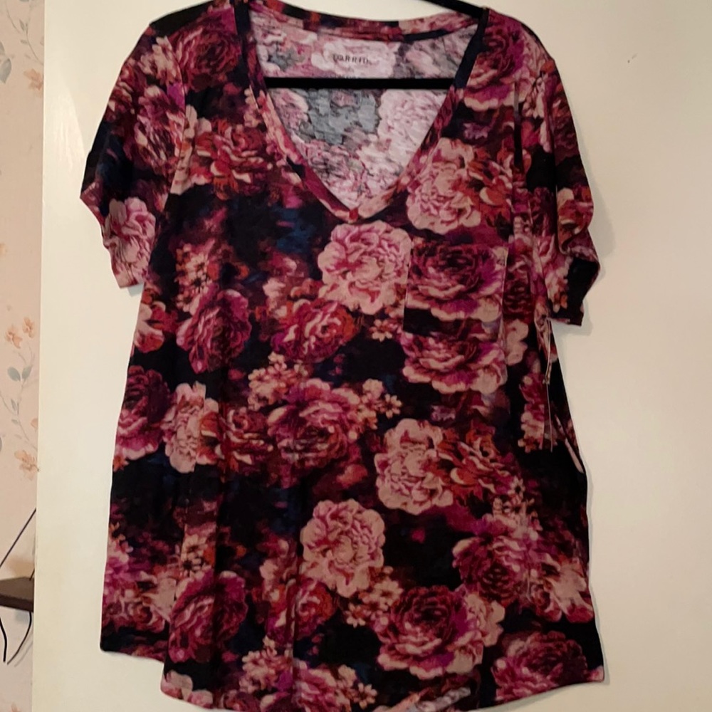 Torrid floral tee